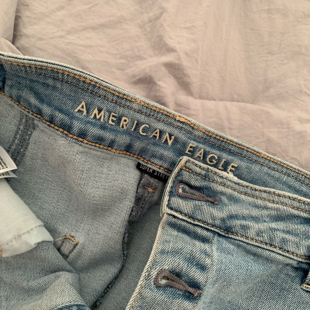 Denim mini skirt